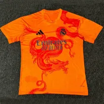 24/25 RMA  Yellow Yellow （ Red Dragon Edition）  Fans Soccer Jersey