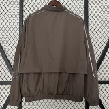 2024 New NK Brown Windbreaker（褐色、白边线）