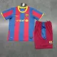 10/11 BAR Home  Retro Kids Soccer Jersey
