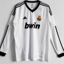 2012/2013 RMA Home Long Sleeve Retro Soccer Jersey (长袖)