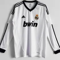2012/2013 RMA Home Long Sleeve Retro Soccer Jersey (长袖)