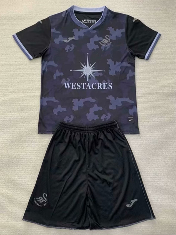 24/25 Swansea Away Kids Soccer Jersey