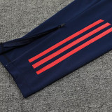 24/25 Man Utd Red Kids Half Pull Tracksuit  ( 童装、半拉链)