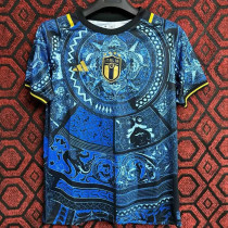 2024 Italy Blue Commemorative Edition Fans Soccer Jersey