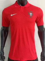 2025  Portugal Red  Player Version  Polo Shirt