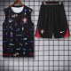 24/25  Portugal Black Tank top and shorts suit