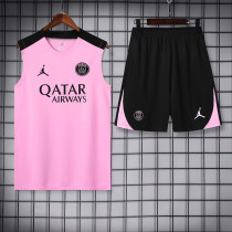 24/25 PSG Pink Tank top and shorts suit