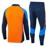 24/25 JUV Orange Half Pull Tracksuit  (橙色、半拉链)