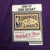 1996/1997 LAKERS BRYANT #8 Purple Retro Top Quality Hot Pressing NBA Jersey(圆领）