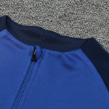 24/25 NK  Blue Half Zipper Sportswear # 812蓝色(半拉链)
