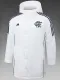 24/25 Flamengo White Hooded Cotton Coat (黑标)帽棉衣