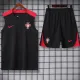 24/25 Portugal Black Tank top and shorts suitblack