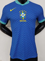 2024 Brazil Away Player Version Soccer Jersey