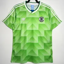 1988 Germany Away Green Retro Soccer Jersey