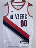 22/23 Trail Blazers HENDERSON #00 White Top Quality Hot Pressing NBA Jersey