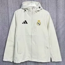 24/25 RMA White Assault  Hooded Windbreaker (Y13连帽冲锋衣）