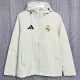 24/25 RMA White Assault  Hooded Windbreaker (Y13连帽冲锋衣）