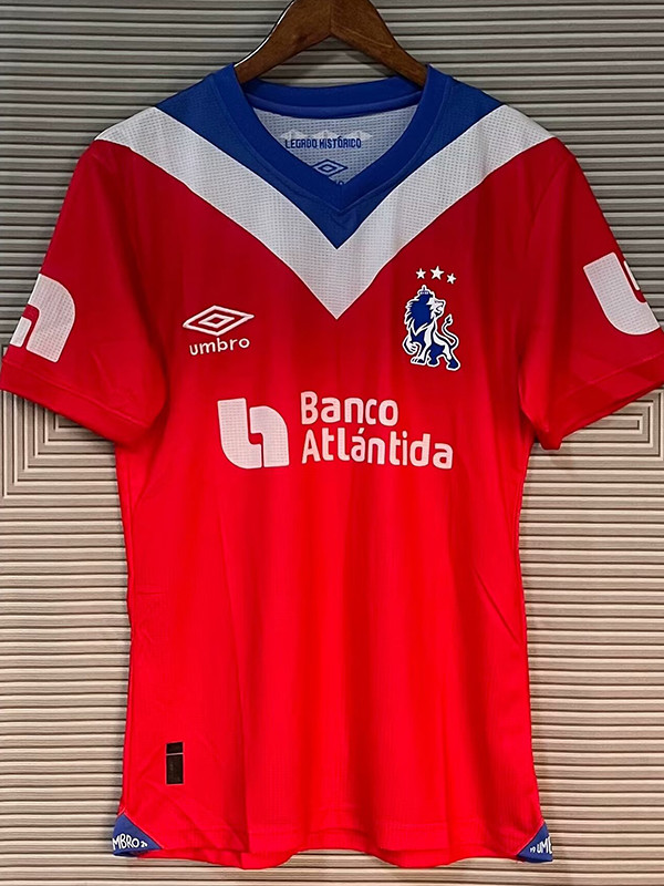 24/25 CD OLIMPIA Away Red Fans Soccer Jersey (洪都奥林匹亚）