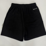 24/25 New NK Black Cotton zipper shorts(M11、口带拉链、全棉)