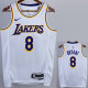 22/23 LAKERS BRYANT #8 White Top Quality Hot Pressing NBA Jersey(圆领)