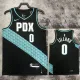 22/23 Trail Blazers LILLARD #0 Black City Edition Top Quality Hot Pressing NBA Jersey