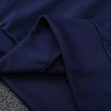 24/25 France Royal Blue Hooded  Tracksuit
