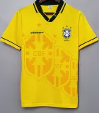 1993/1994 Brazil Home Yellow Retro Soccer Jersey