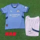 24/25 Man City Home Kids  Player Version Soccer Jersey(童装球员）