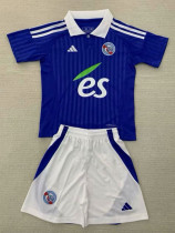 24/25 Strasbourg Home Kids Soccer Jersey