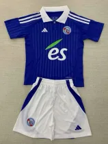 24/25 Strasbourg Home Kids Soccer Jersey