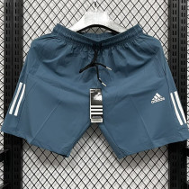 2025 DF2062 AD Lake Blue Casual shorts (湖蓝、裤侧带两白杠）