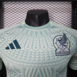 24/25 Mexico Away White Grey Player Version Soccer Jersey