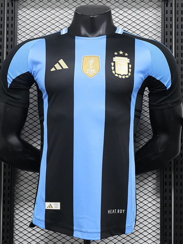 24/25 Argentina Black and Blue Special Edition  Player Version Soccer Jersey
