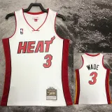 2005/2006 Heat WADE #3 White Top Quality Hot Pressing NBA Jersey