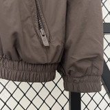 2024 New NK Brown Windbreaker（褐色、白边线）