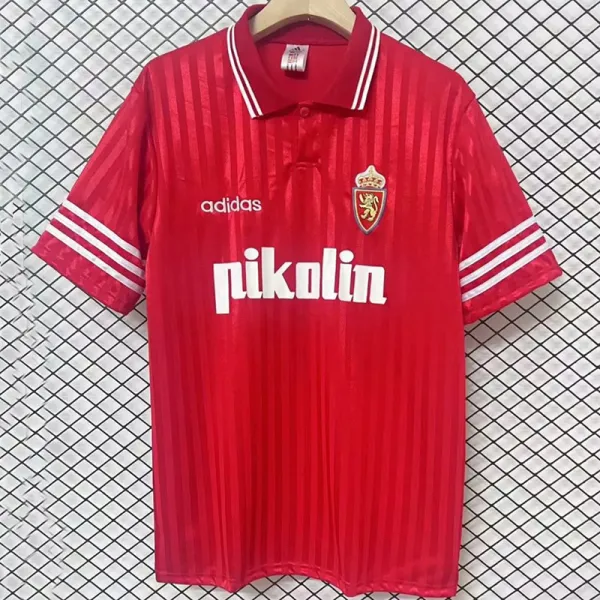 1995/1996  Zaragoza Home Retro  Soccer Jersey