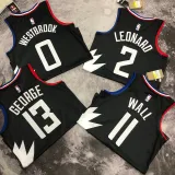 22/23 Clippers WESTBROOk #0 Black Top Quality Hot Pressing NBA Jersey (Trapeze Edition)