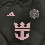 2024 Inter Miami Black Hoody（signed） (黑色带“10”号、加薄绒)