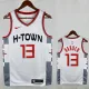 19/20  ROCKETS Harden #13 White Top Quality Hot Pressing NBA Jersey (City Edition)城市版