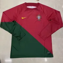 22/23 Portugal Home World Cup Long Sleeve Soccer Jersey (长袖)
