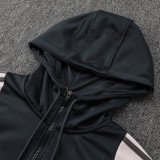 24/25 RMA Dark Grey Hooded  Tracksuit(Add Fluff)  #F611加绒