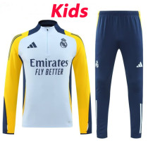 24/25 RMA Light Blue Kids Half Pull Tracksuit  (童装、半拉链)