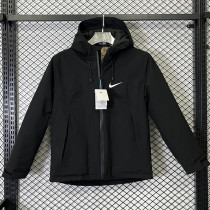 24/25 A801 NK Black Thickened Assault  Hooded Windbreaker (加厚冲锋衣）