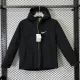 24/25 A801 NK Black Thickened Assault  Hooded Windbreaker (加厚冲锋衣）