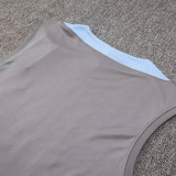 24/25  TOT Grey Tank top and shorts suit