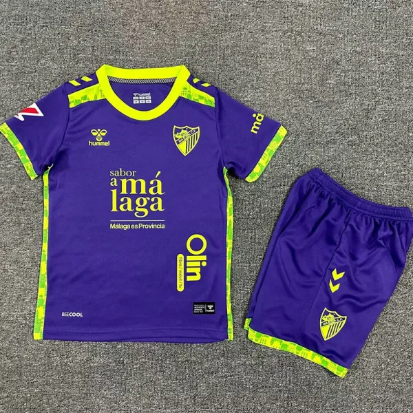 24/25 Málaga CF Away  Kids Soccer Jersey