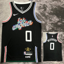 22/23 CLIPPERS WESTBROOK #0 Black City Edition Top Quality Hot Pressing NBA Jersey