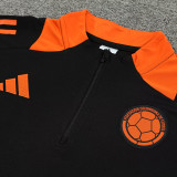 24/25 Colombia Black Half Pull Tracksuit (半拉链)