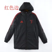 22/23 JUV Black Hooded Cotton Coat Red Edge (红色边) 棉衣