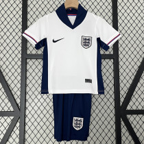 2024 England Home  Kids Soccer Jersey